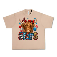 Burro oh my stars 4th of july shaggy cow Urban Heavy Tee - Jasminsmagicworld