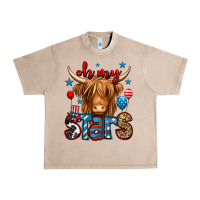 French Oak oh my stars 4th of july shaggy cow Urban Heavy Tee - Jasminsmagicworld