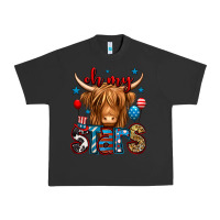 Pigment Black oh my stars 4th of july shaggy cow Urban Heavy Tee - Jasminsmagicworld