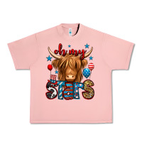 Salmon oh my stars 4th of july shaggy cow Urban Heavy Tee - Jasminsmagicworld