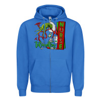 True Royal grinch hand telemetry nurse Zipper Hoodie - NancyCooperArtShop