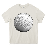 Cream hockey ball Heavy Core Tee - texasbilliewilder