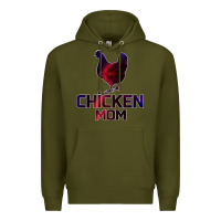 Army Green Chicken Mom Premium Hoodie - Bettercallsaul