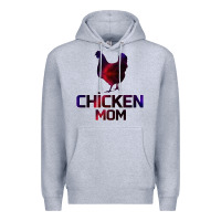 Heather Grey Chicken Mom Premium Hoodie - Bettercallsaul