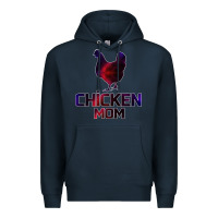 Navy Chicken Mom Premium Hoodie - Bettercallsaul
