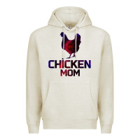 Oatmeal Heather Chicken Mom Premium Hoodie - Bettercallsaul