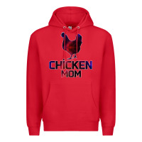 Red Chicken Mom Premium Hoodie - Bettercallsaul