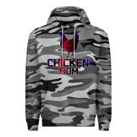 Slate Camo Chicken Mom Premium Hoodie - Bettercallsaul