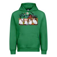 Emerald halloween pigs Urban Hoodie - CowGirlArtShop