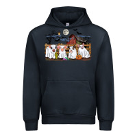 Navy halloween pigs Urban Hoodie - CowGirlArtShop