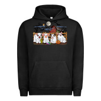 Pigment Black halloween pigs Urban Hoodie - CowGirlArtShop