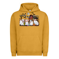 Pigment Peanut Butter halloween pigs Urban Hoodie - CowGirlArtShop