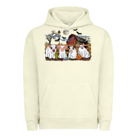 Pigment Pistachio halloween pigs Urban Hoodie - CowGirlArtShop