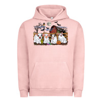 Pigment Salmon halloween pigs Urban Hoodie - CowGirlArtShop