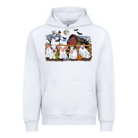 White halloween pigs Urban Hoodie - CowGirlArtShop