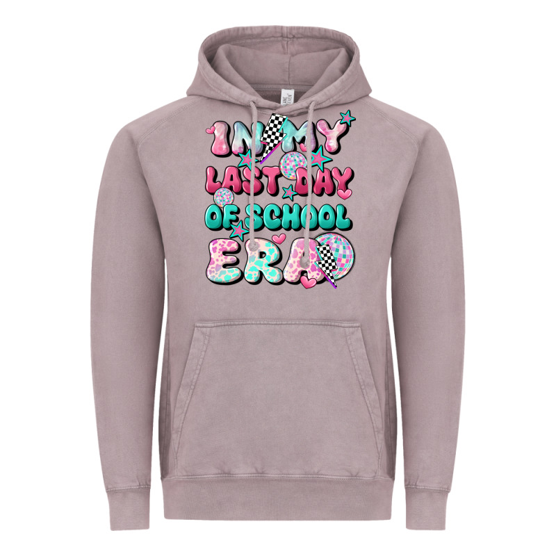 In My Last Day Of School Era Vintage Hoodie by JahusDesignShop | Teevron