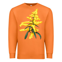 Carrot Botanical Goldenrod Illustrations Premium Sweatshirt - LillyAllenDesigns