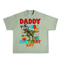 Oil Green daddy of the birthday boy t rex Urban Heavy Tee - Artiststas