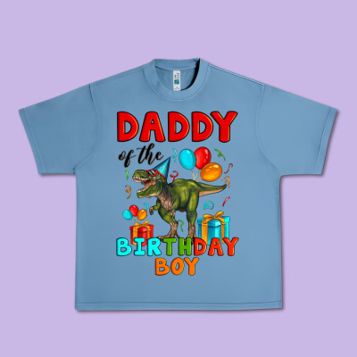 Daddy Of The Birthday Boy T Rex Urban Heavy Tee Designed By Artiststas