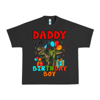 Pigment Black daddy of the birthday boy t rex Urban Heavy Tee - Artiststas