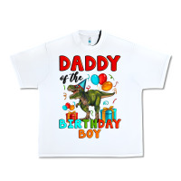 White daddy of the birthday boy t rex Urban Heavy Tee - Artiststas