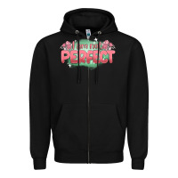 Black i am not perfect Zipper Hoodie - MaliasSmallBusiness