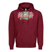 Burgundy i am not perfect Zipper Hoodie - MaliasSmallBusiness