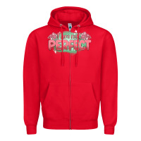 Red i am not perfect Zipper Hoodie - MaliasSmallBusiness
