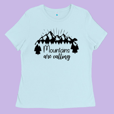Ladies Tee Mountains