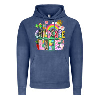 Vintage Denim childcare life Vintage Hoodie - AdoDesignShop