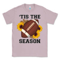 Lilac tis the season football sunflower Classic Tee - AdoDesignShop