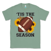 Sage tis the season football sunflower Classic Tee - AdoDesignShop