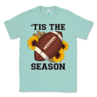 Seafoam tis the season football sunflower Classic Tee - AdoDesignShop