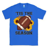 True Royal tis the season football sunflower Classic Tee - AdoDesignShop