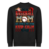 Black i'm a baseball mom we don't do that keep calm thin Heavyweight Sweatshirt - Jasminsmagicworld