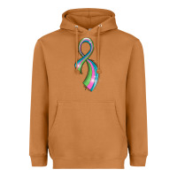Meerkat metastatic breast cancer ribbon Heavyweight Hoodie - LillyAllenDesigns