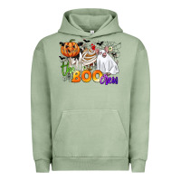 Pigment Oil Green the boo crew Urban Hoodie - CowGirlArtShop