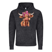Vintage Black cute  heifer Vintage Hoodie - AdoDesignShop