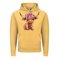 Vintage Mustard cute  heifer Vintage Hoodie - AdoDesignShop