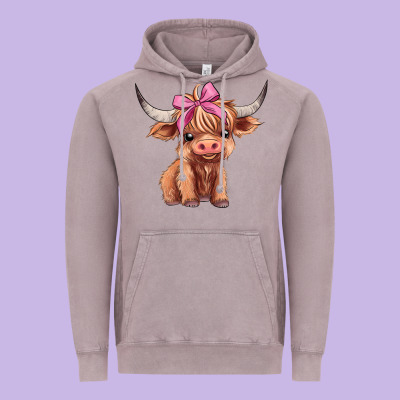 Cute  Heifer Vintage Hoodie Designed By Adodesignshop