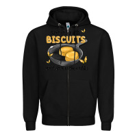 Black some of yalls biscuits aint done in the middle Zipper Hoodie - MaliasSmallBusiness