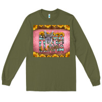 Army Green mama llama sunflowers Long Sleeve Tee - LillyAllenDesigns