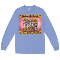 Colony Blue mama llama sunflowers Long Sleeve Tee - LillyAllenDesigns