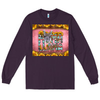 Plum mama llama sunflowers Long Sleeve Tee - LillyAllenDesigns