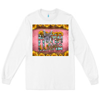White mama llama sunflowers Long Sleeve Tee - LillyAllenDesigns