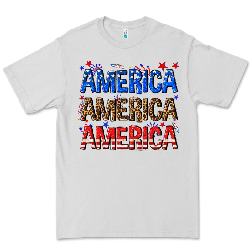 America America America Fourth Of July Premium Tee by texasbilliewilder | Teevron