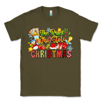 Army Green The Boy Who Stole Christmas Classic Tee - CowhideDigitalArt