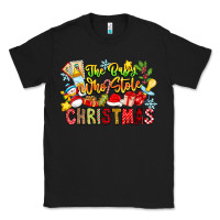 Black The Boy Who Stole Christmas Classic Tee - CowhideDigitalArt