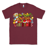Burgundy The Boy Who Stole Christmas Classic Tee - CowhideDigitalArt