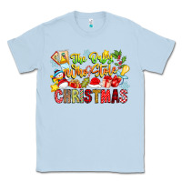 Dusty Blue The Boy Who Stole Christmas Classic Tee - CowhideDigitalArt